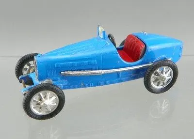 Racing Blue Classic Race Car 1:43 Die-Cast