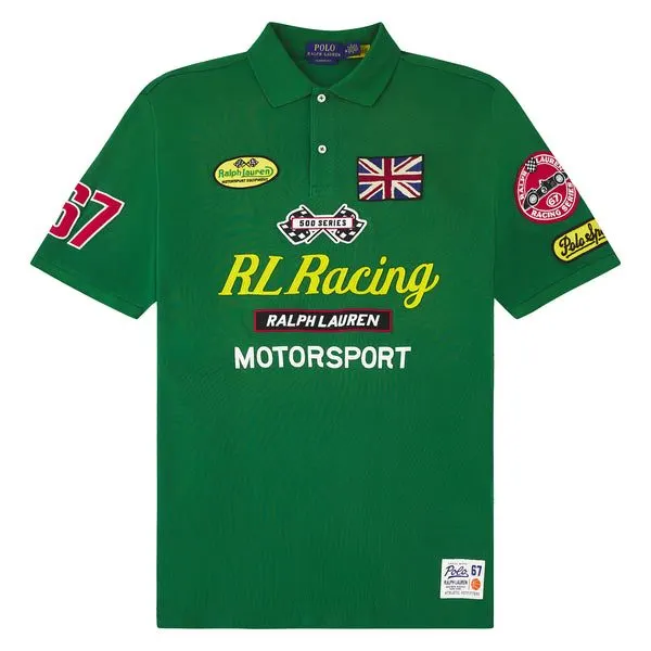 Racing Green Team-Style Racing Polo