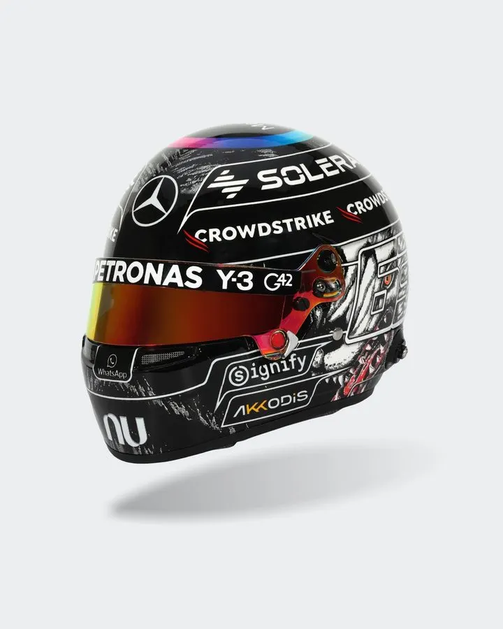 Retro Collector Helmet — Pearl Livery
