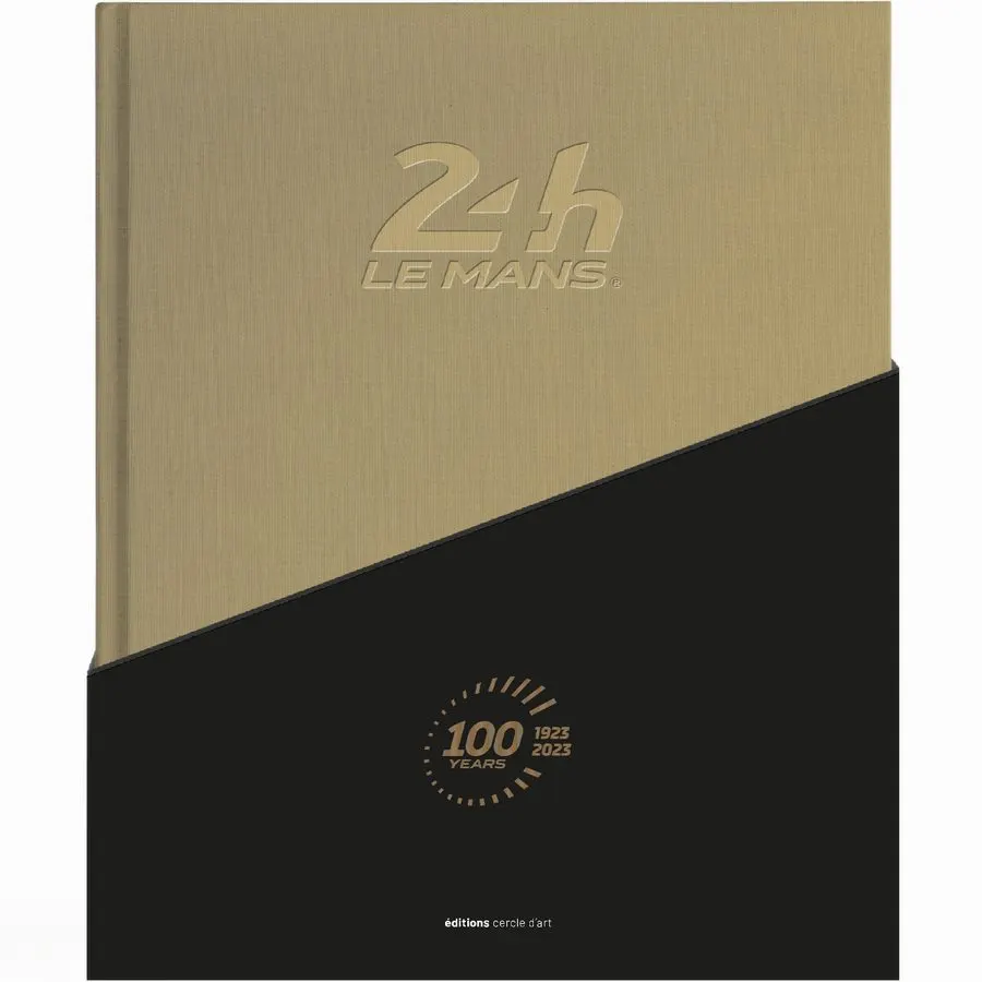 Vintage-style Motorsport Encyclopedia — Matte Black Cover