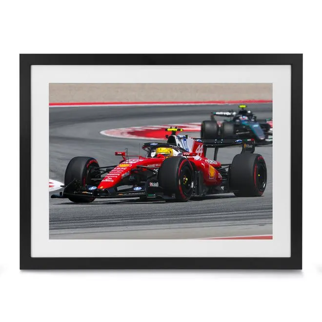 Rally Motorsport Framed Print — Amber · Slipstream Threads