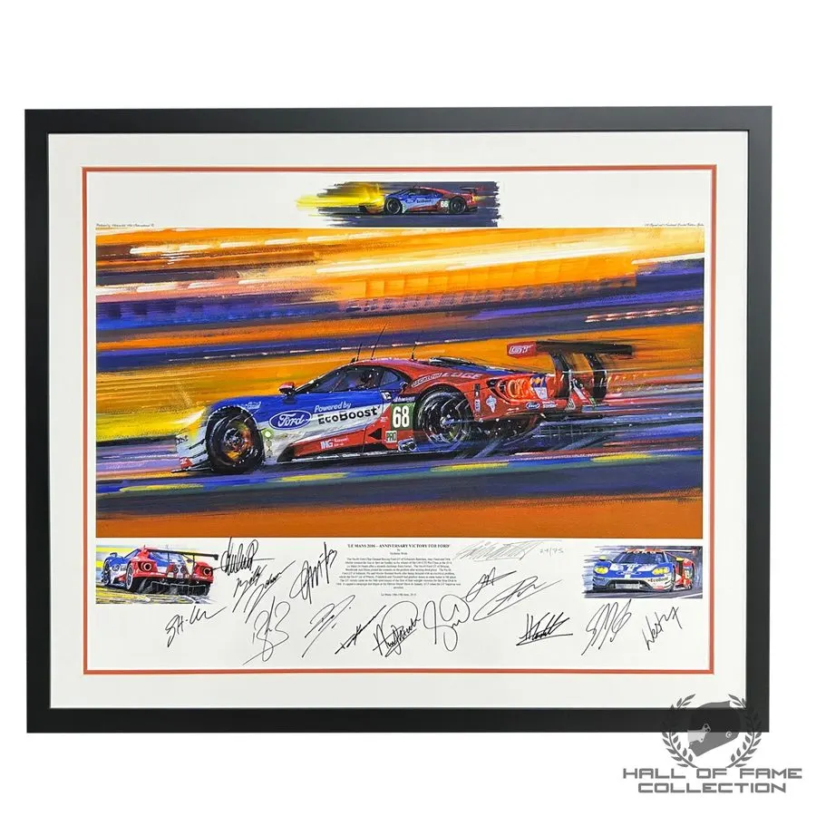 Endurance Motorsport Framed Print — Royal Blue