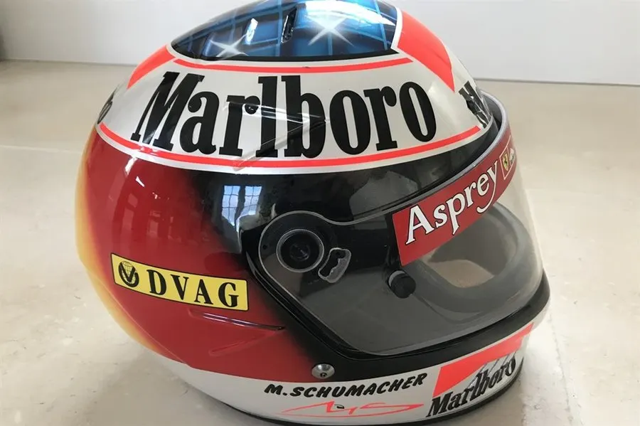 Classic Collector Helmet — Sunset Orange Livery
