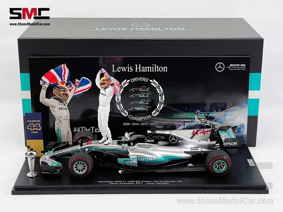 Silver Open-Wheel Racer 1:18 Die-Cast Model — Sprue & Sabre Models