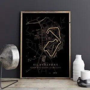 Circuit Motorsport Framed Print — Championship White