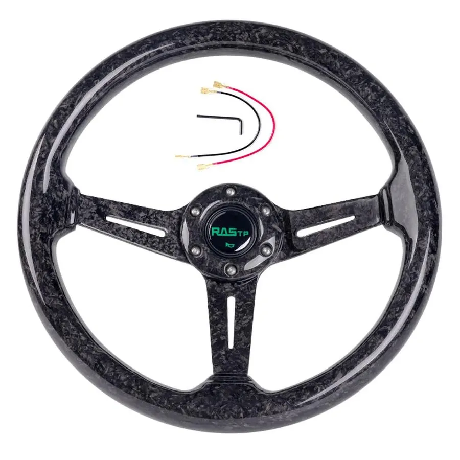 Round Drift-Spec Steering Wheel