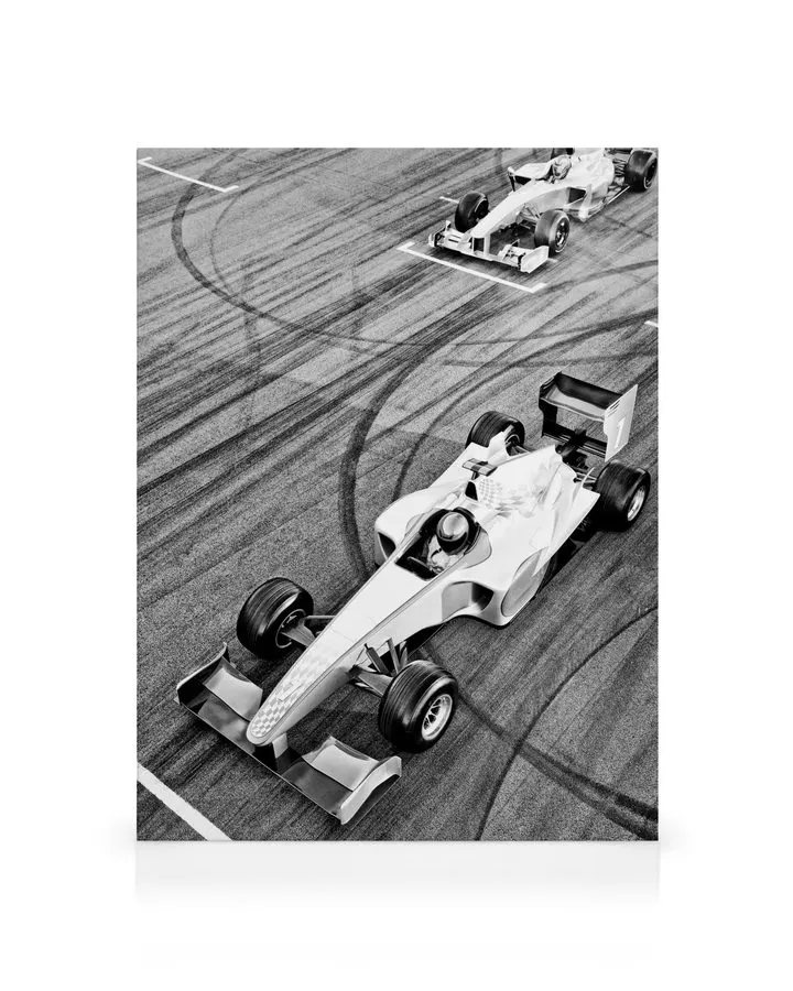 Classic Motorsport Framed Print — Carbon