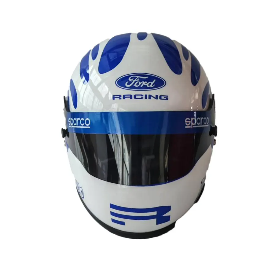 Classic Race Collector Helmet — Azure Livery