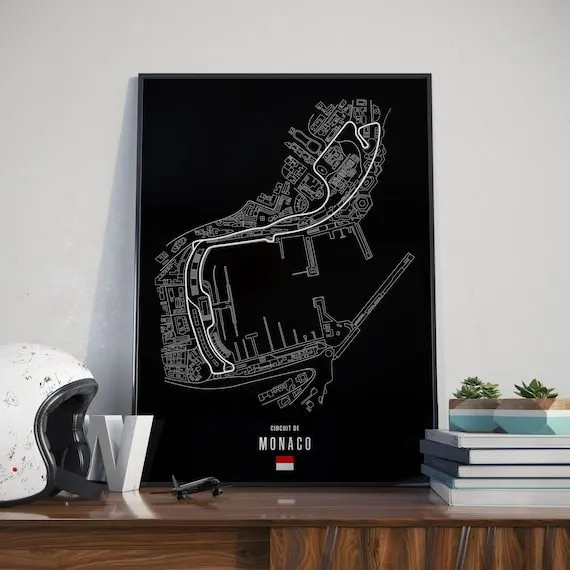 Modern Motorsport Framed Print — Racing Green