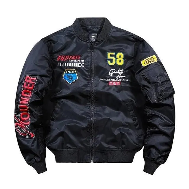 Quilted Paddock Bomber Jacket
