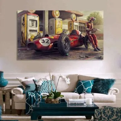 Circuit Motorsport Framed Print — Bronze