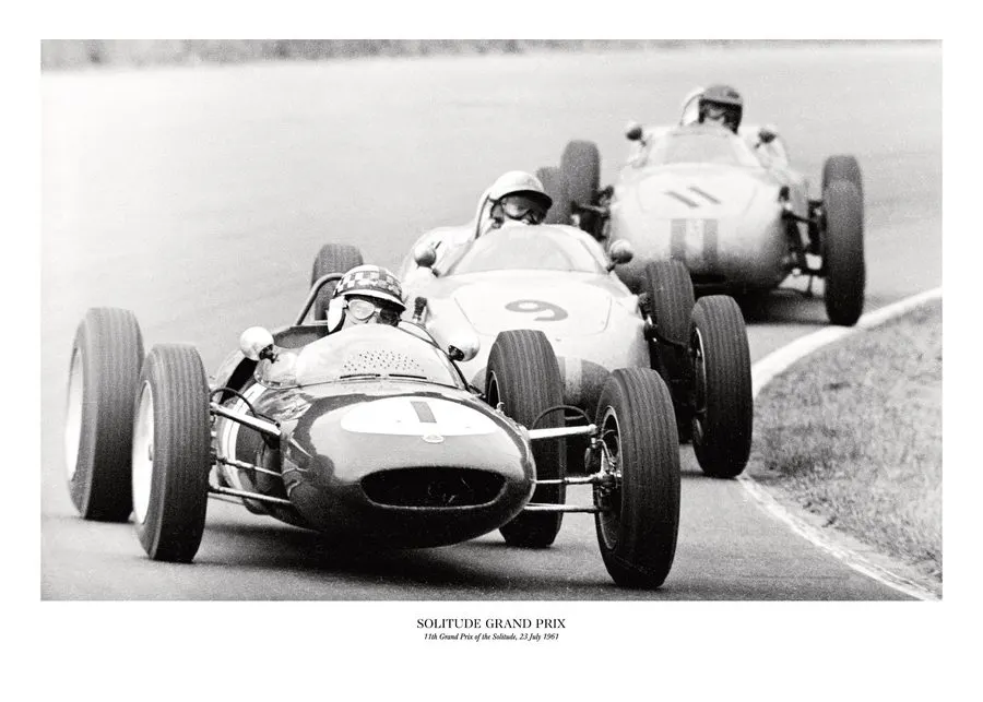 Classic Race Motorsport Framed Print — Scarlet