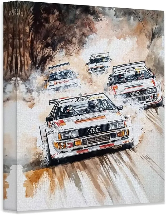 Rally Motorsport Framed Print — Slate