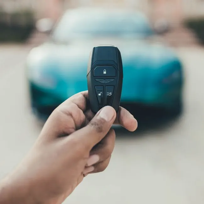Onyx Carbon-Look Racing Keyring