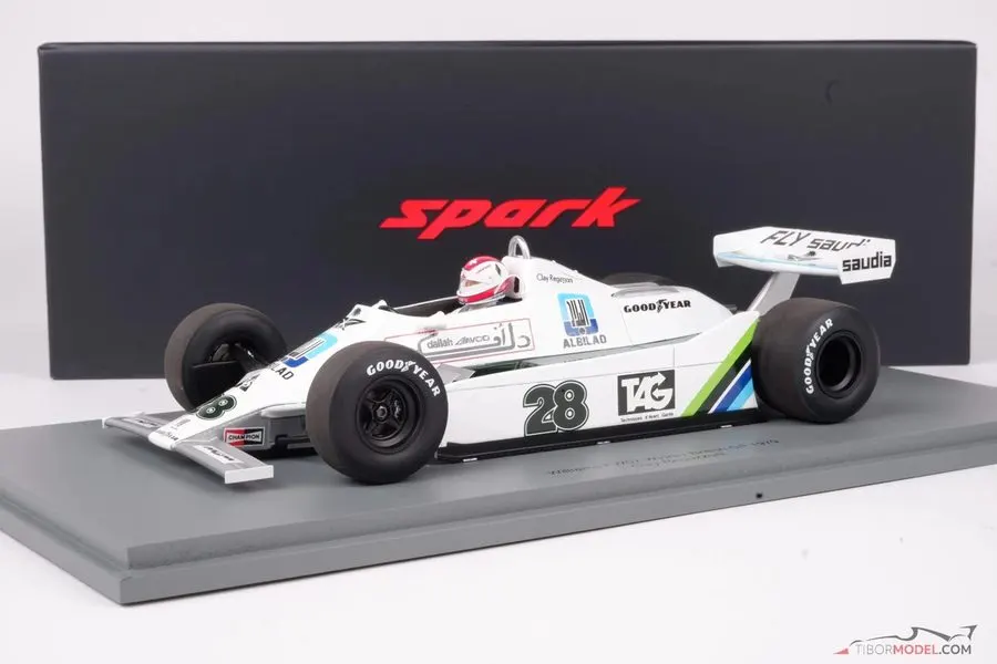 Retro Open-Wheel 1:43 Collectible — Championship White