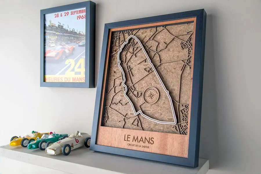 Endurance Motorsport Framed Print — Emerald