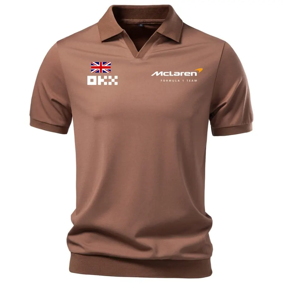 Bronze Team-Style Racing Polo