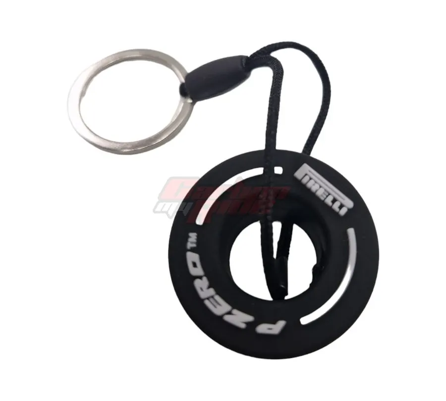 Tyre-Tread Silicone Keyring