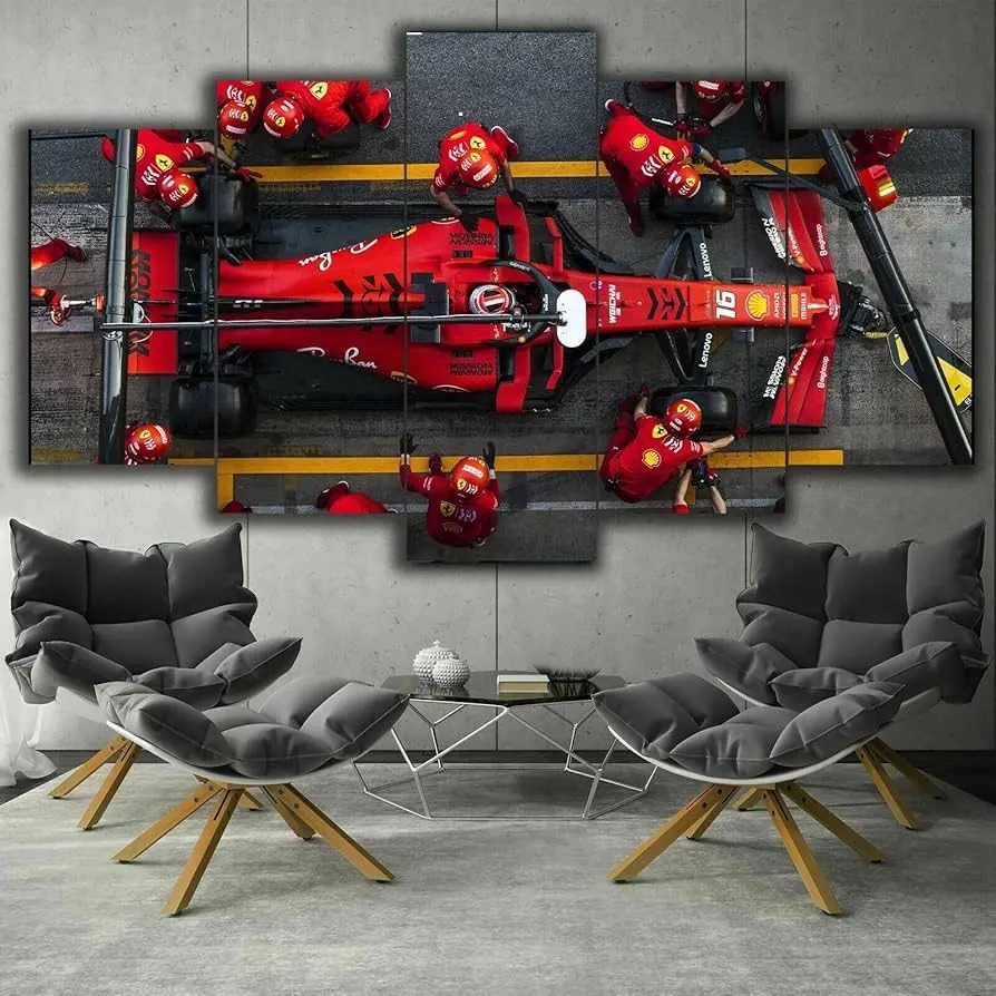 Touring Motorsport Framed Print — Championship White