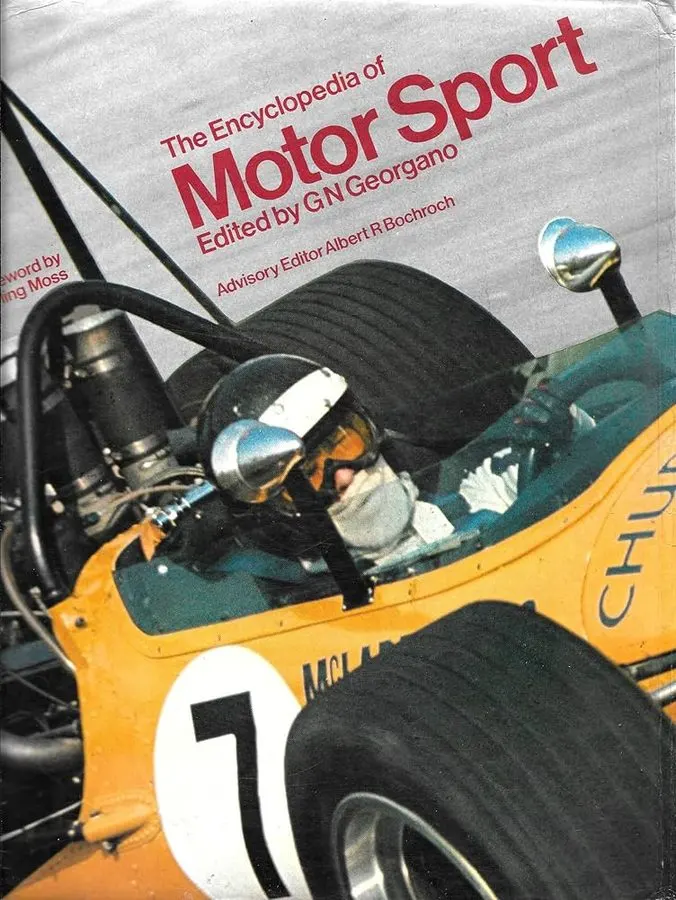 Vintage-style Motorsport Encyclopedia — Carbon Cover