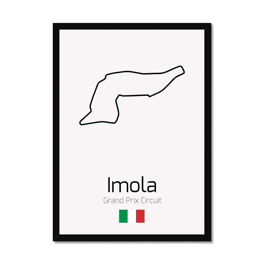 Touring Motorsport Framed Print — Scarlet