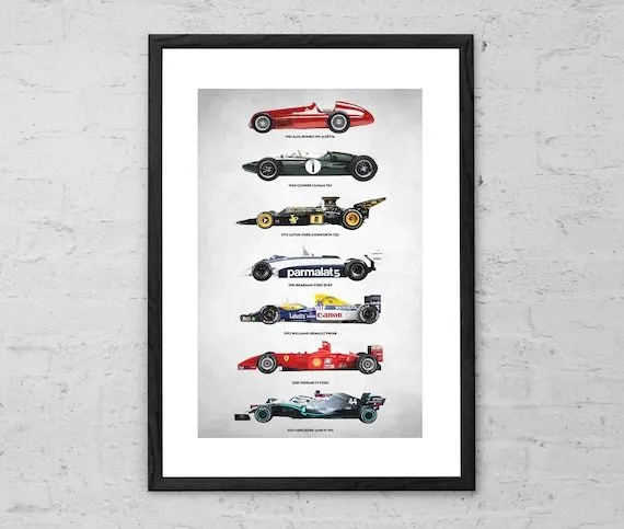Circuit Motorsport Framed Print — Graphite