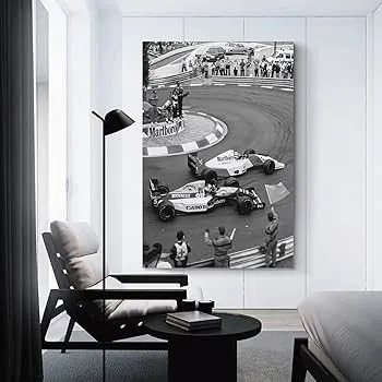 Heritage Motorsport Framed Print — Pearl