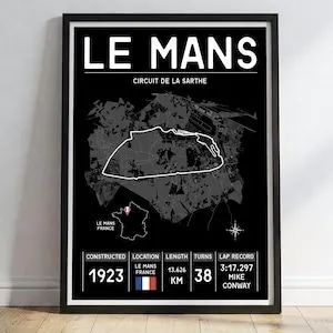 Modern Motorsport Framed Print — Ivory