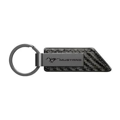 Graphite Carbon-Look Racing Keyring