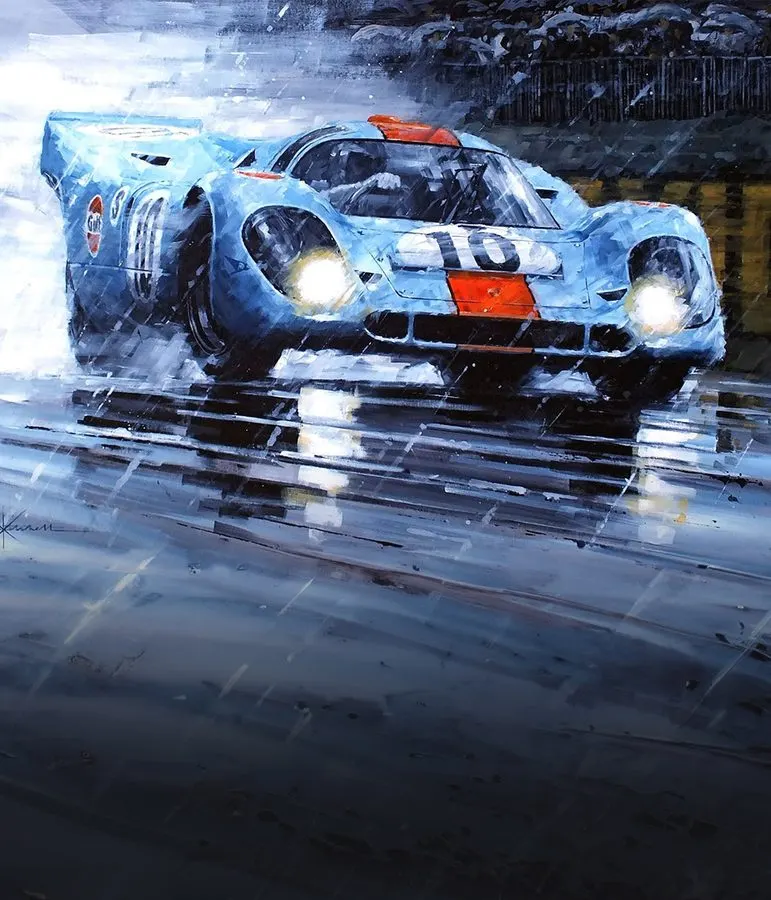 Endurance Motorsport Framed Print — Pearl