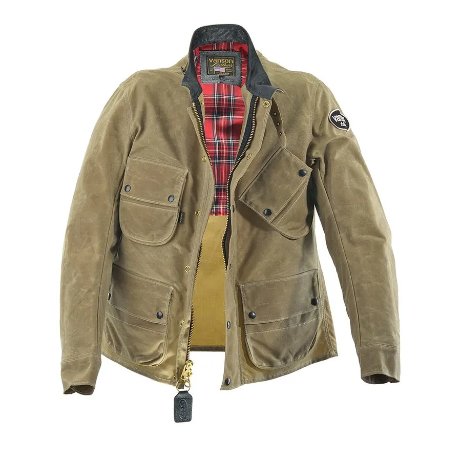 Waxed Cotton Motoring Jacket