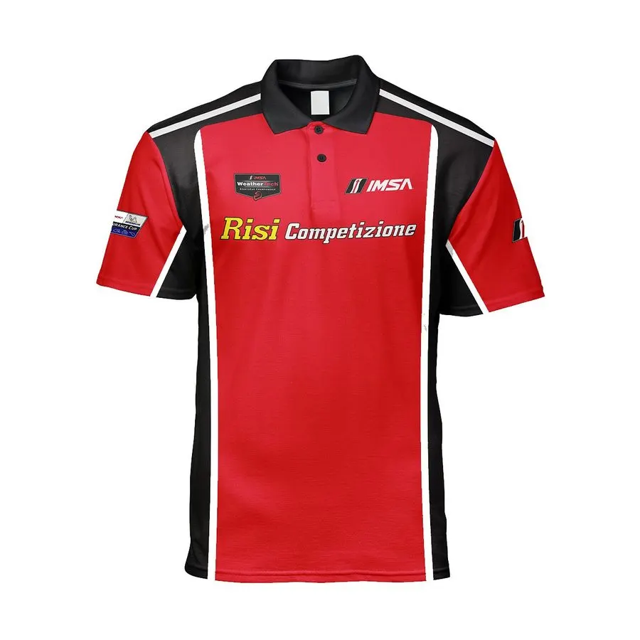 Crimson Team-Style Racing Polo