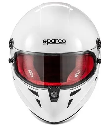 Championship White Replica Racing Helmet 1:2 Display