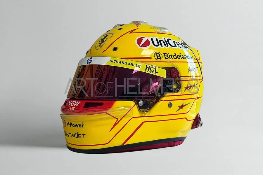 Retro Collector Helmet — Gold Edition Livery