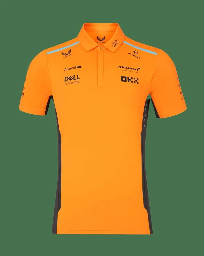 Amber Team-Style Racing Polo · Circuit & Twill