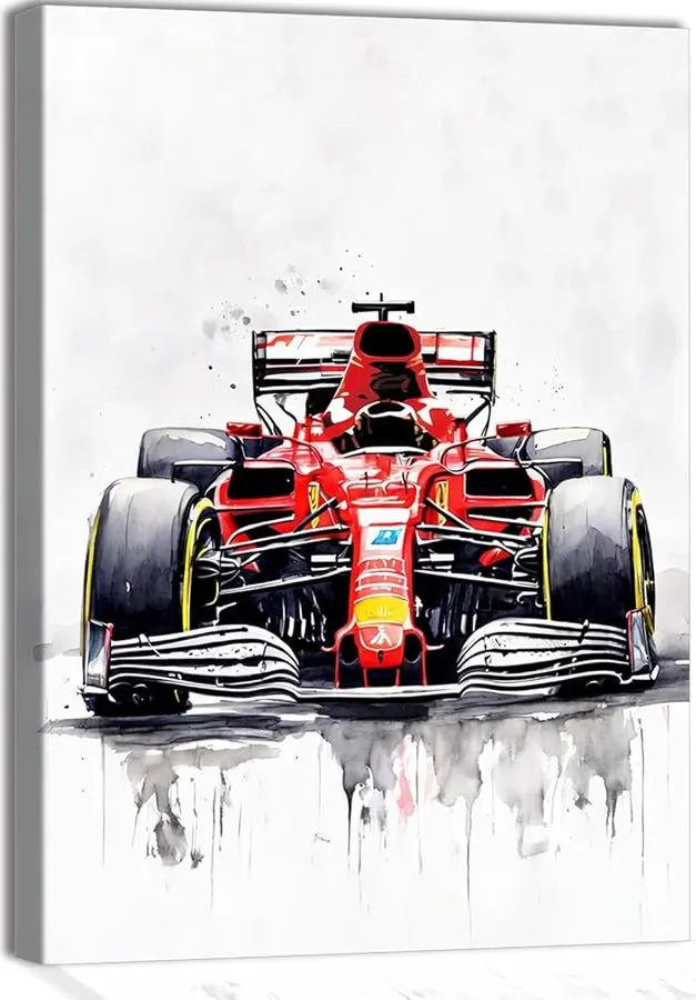 Touring Motorsport Framed Print — Titanium