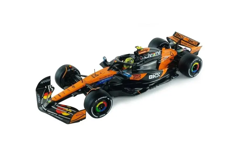Classic Formula Racer 1:18 Collectible — Sunset Orange