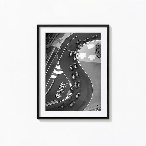 Classic Motorsport Framed Print — Pearl