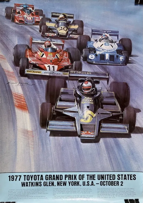 Classic Motorsport Framed Print — Gold Edition