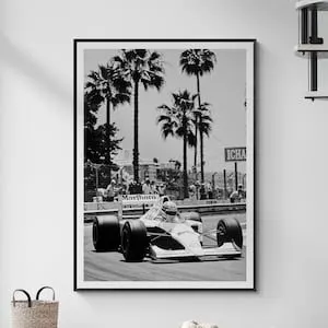 Classic Race Motorsport Framed Print — Onyx