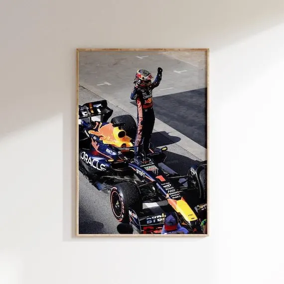 Classic Race Motorsport Framed Print — Midnight