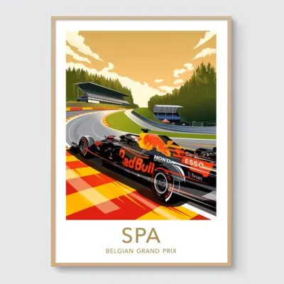Modern Motorsport Framed Print — Slate