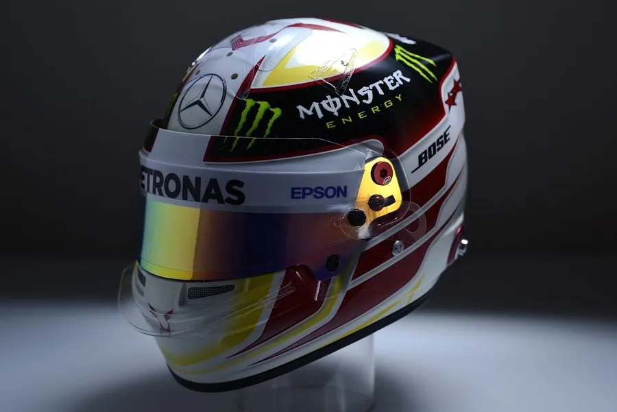 Circuit Collector Helmet — Crimson Livery
