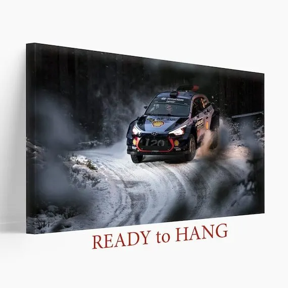 Rally Motorsport Framed Print — Midnight