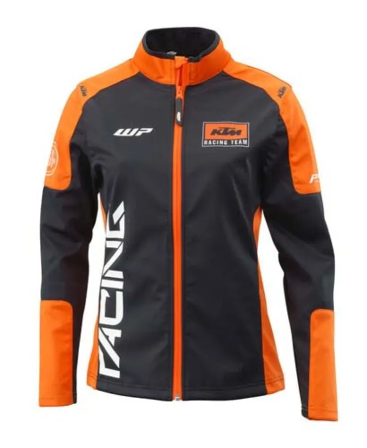 Sunset Orange Racing Softshell Jacket