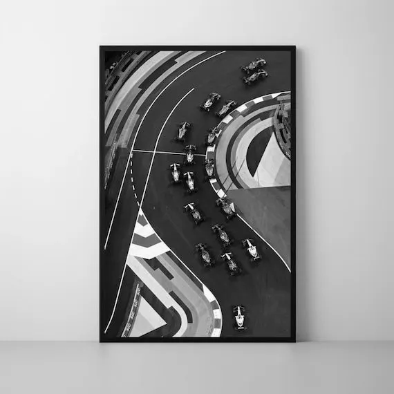 Heritage Motorsport Framed Print — Slate