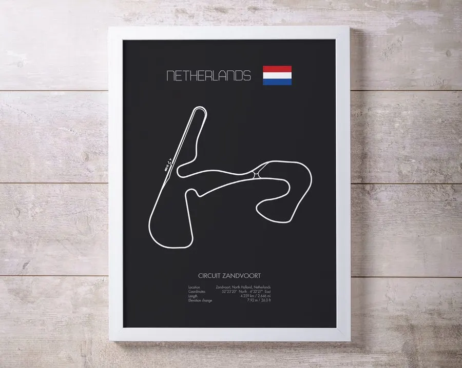 Heritage Motorsport Framed Print — Emerald