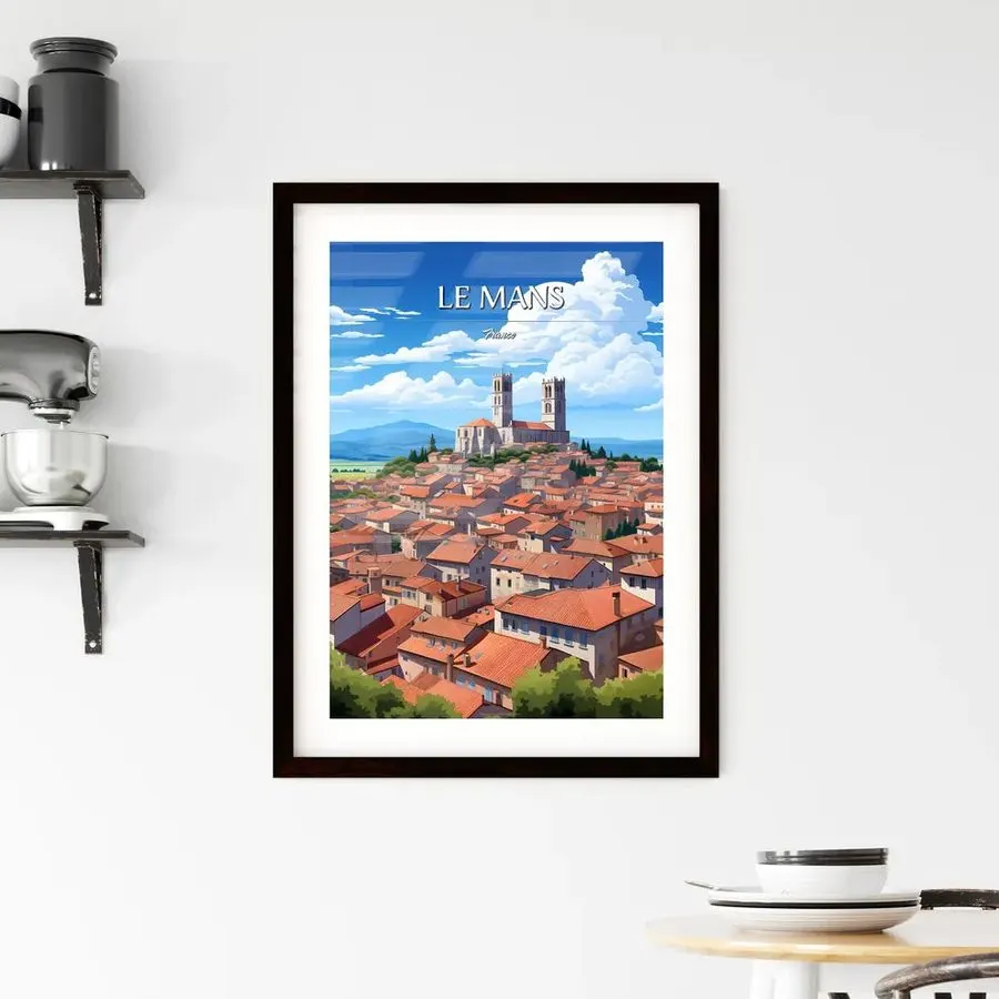 Classic Race Motorsport Framed Print — Graphite
