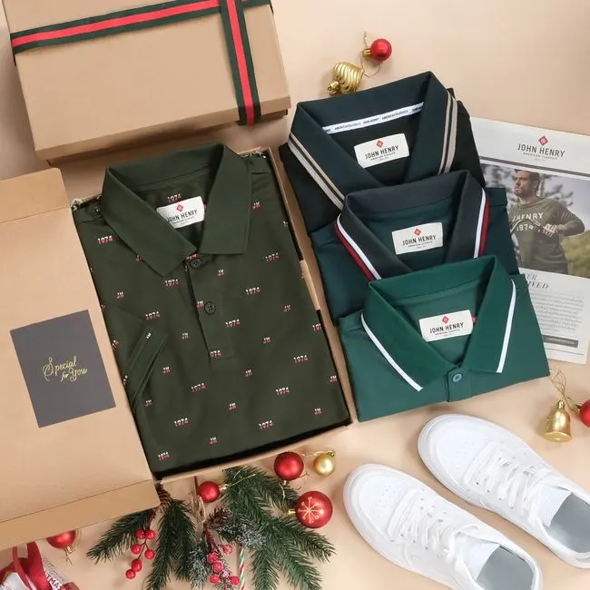 Championship White Team-Style Racing Polo