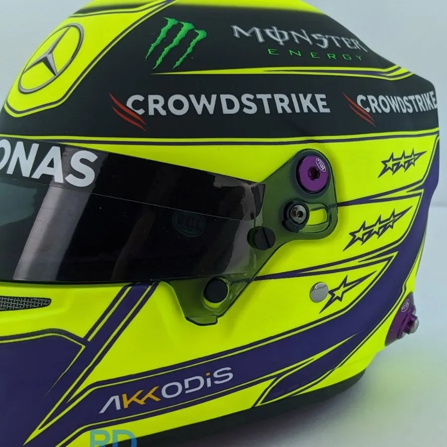 Retro Collector Helmet — Cobalt Livery